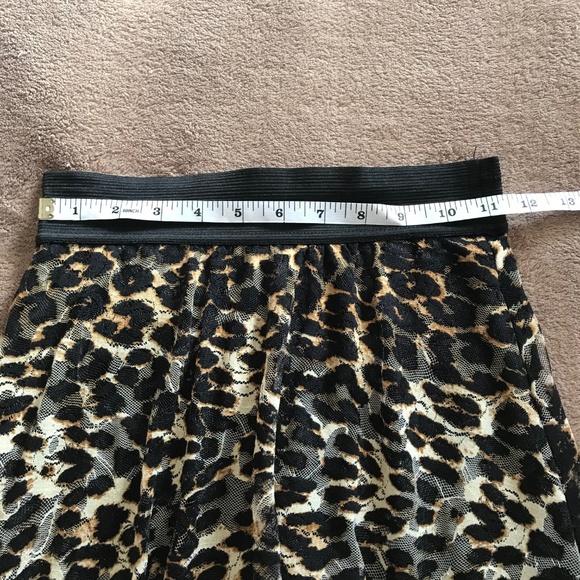 Wet seal Leopard print high low skirt - Picture 8 of 8